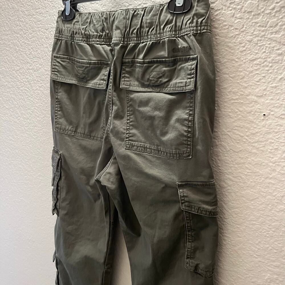 Hollister Y2K Cargo Jogger Pants Olive Green Women XS Epic Flex Grunge Utility - Picture 11 of 11